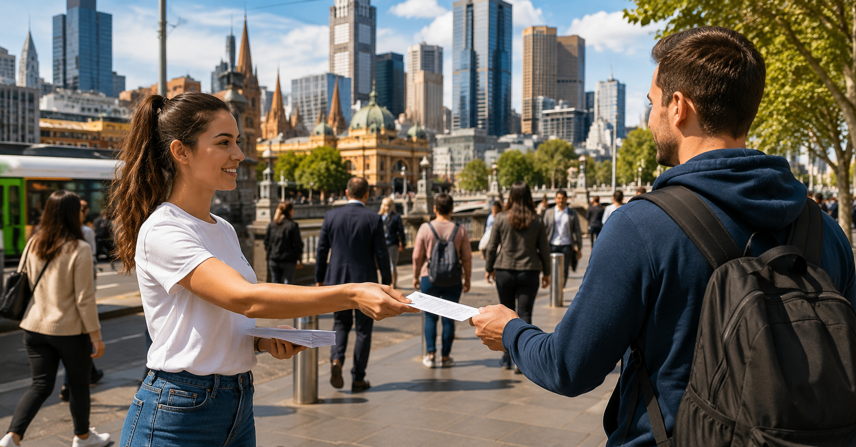Flyer distribution Melbourne