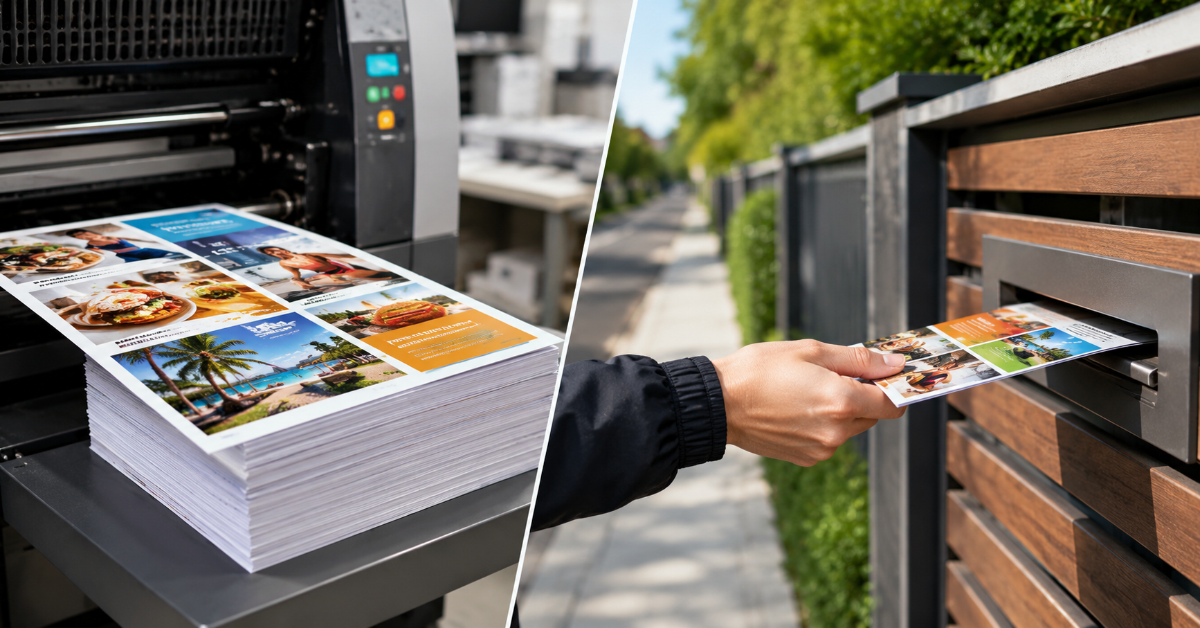 Flyer printing and distribution